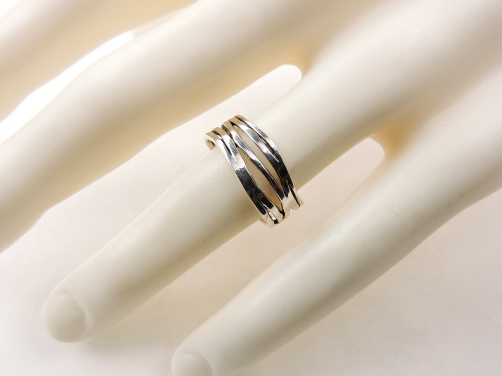 Sterling Silver Modern Band Ring - Free Gift Packaging