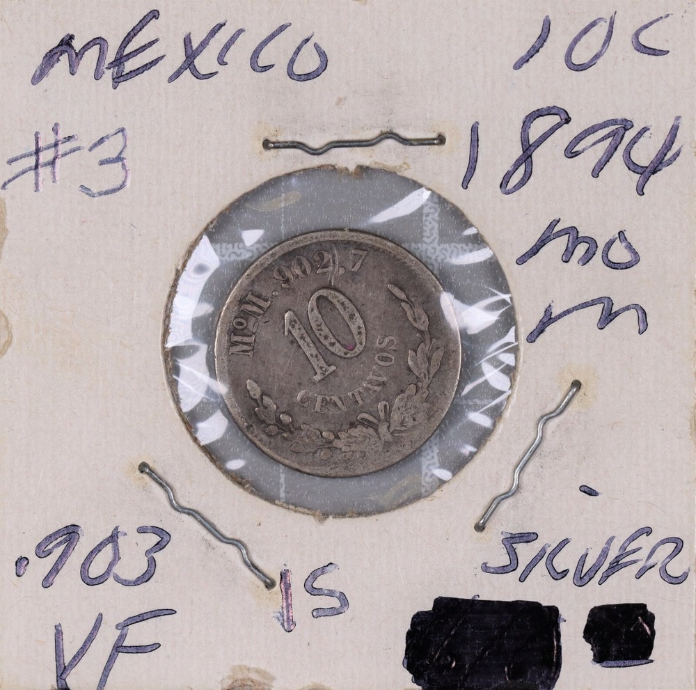 1894 Mo M Mexico 10 Centavos #3