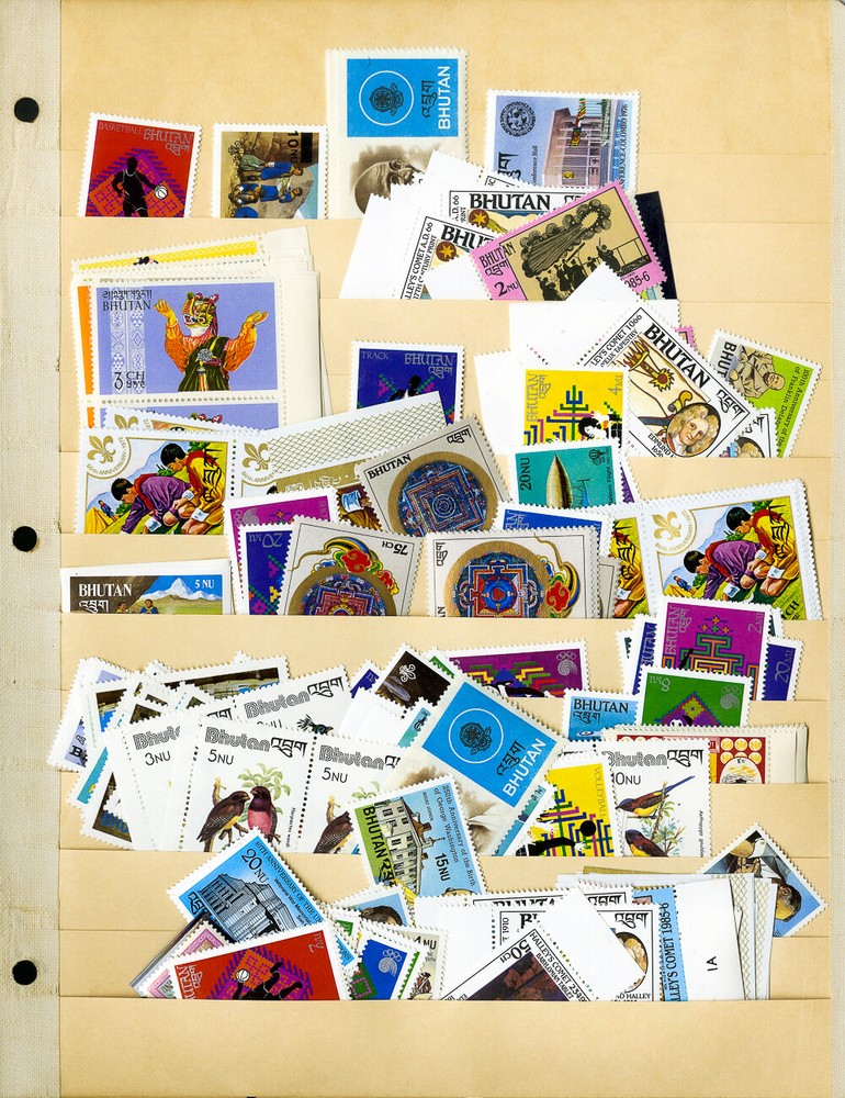 Bhutan PO Fresh NH Stamp Sets