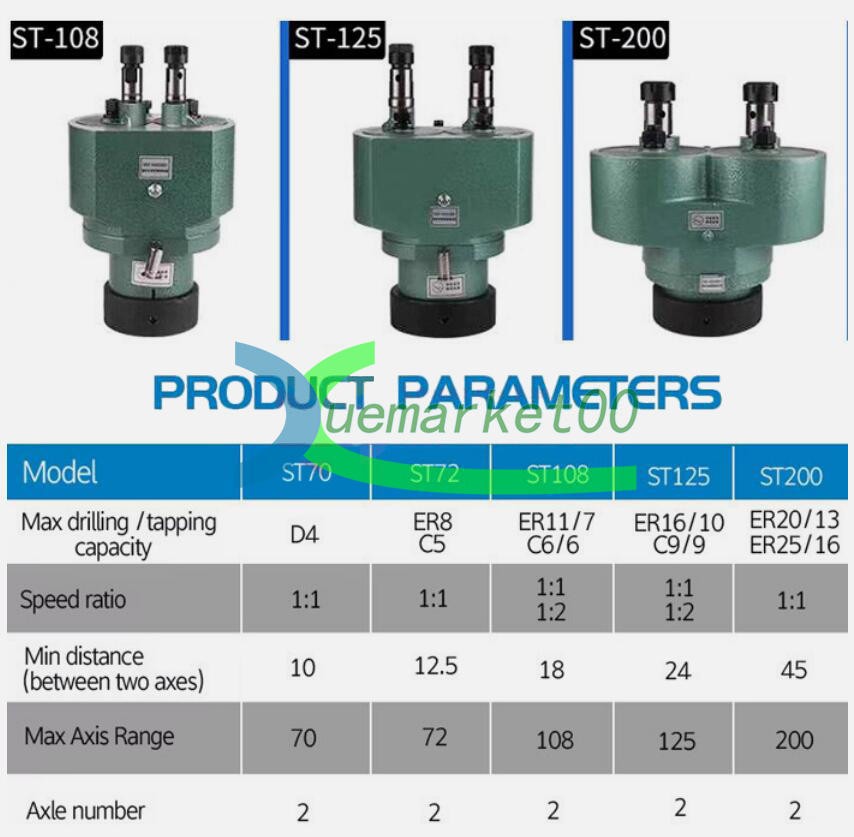 Two-Spindle Boring Machine Multi-spindle Drill Multi-Head Drill Tapping Machine