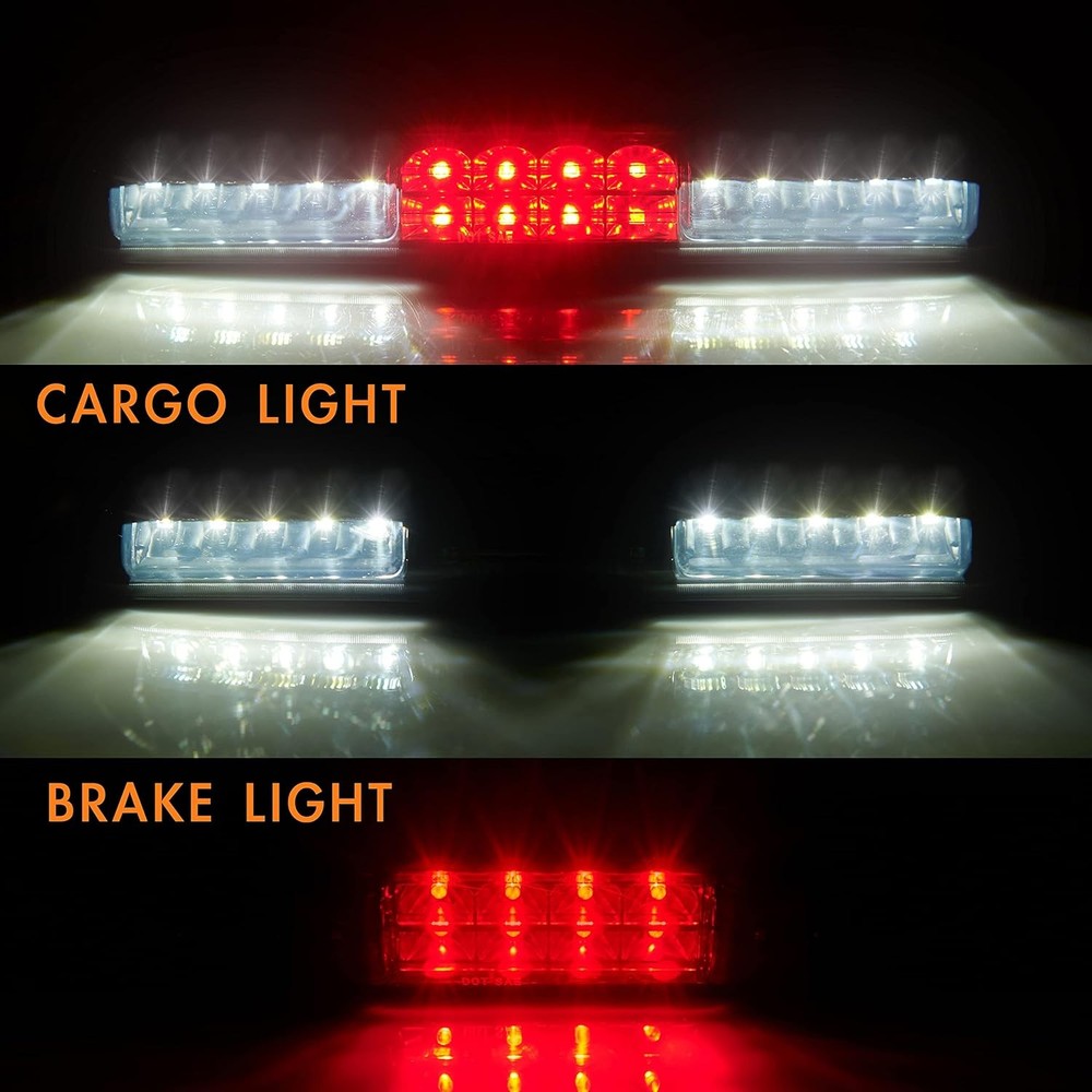 Third 3rd Brake Light, LED High Mount Stop Light for 1999-2007 Chevy Silverado G