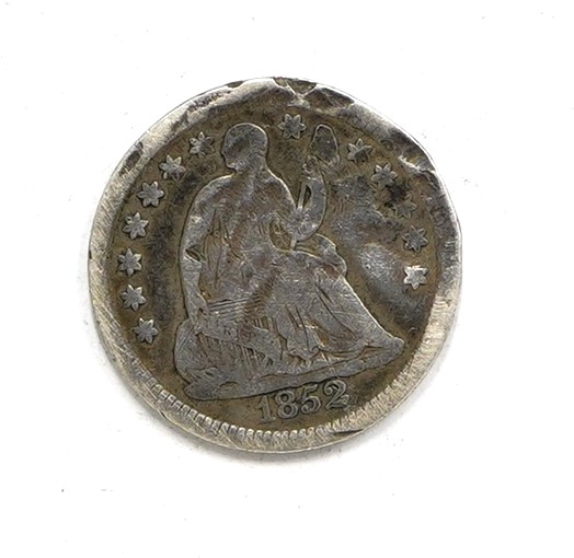 1852 (P) Seated Liberty Half-Dime