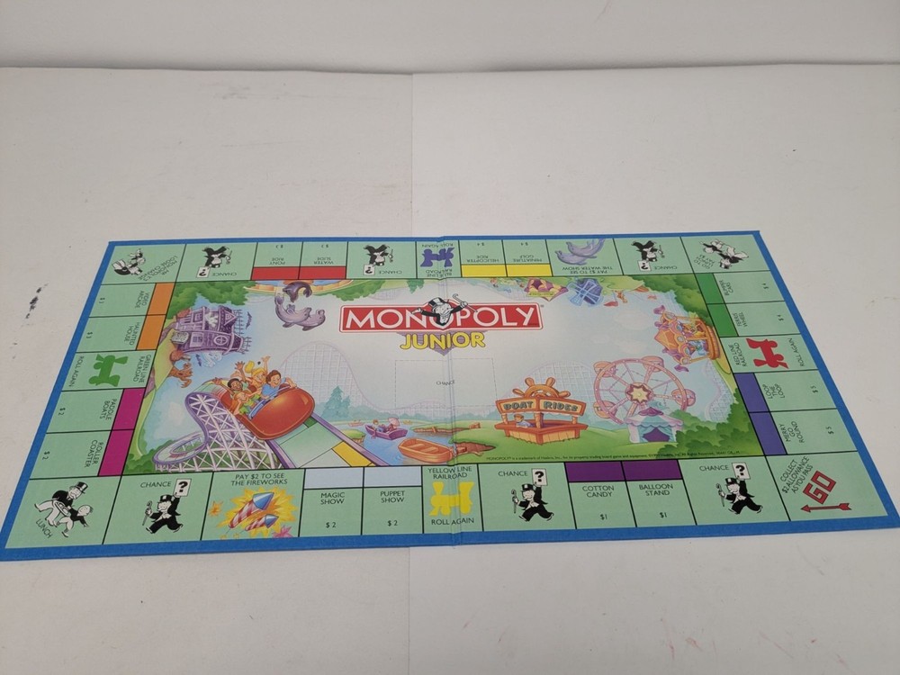 Monopoly 1999 Junior Game Replacement Board