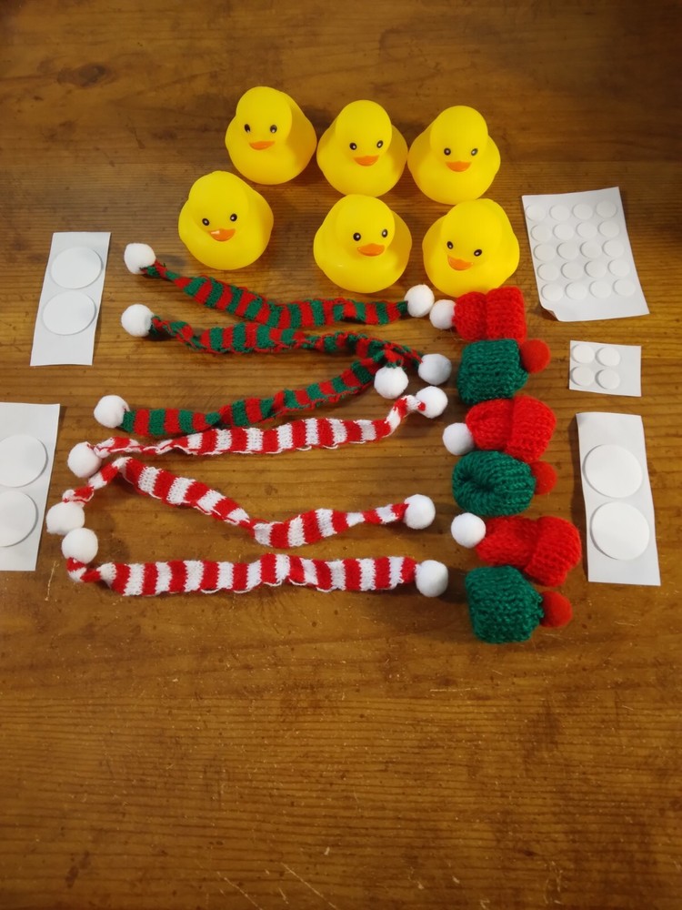 6 piece Christmas Rubber Ducks 275024
