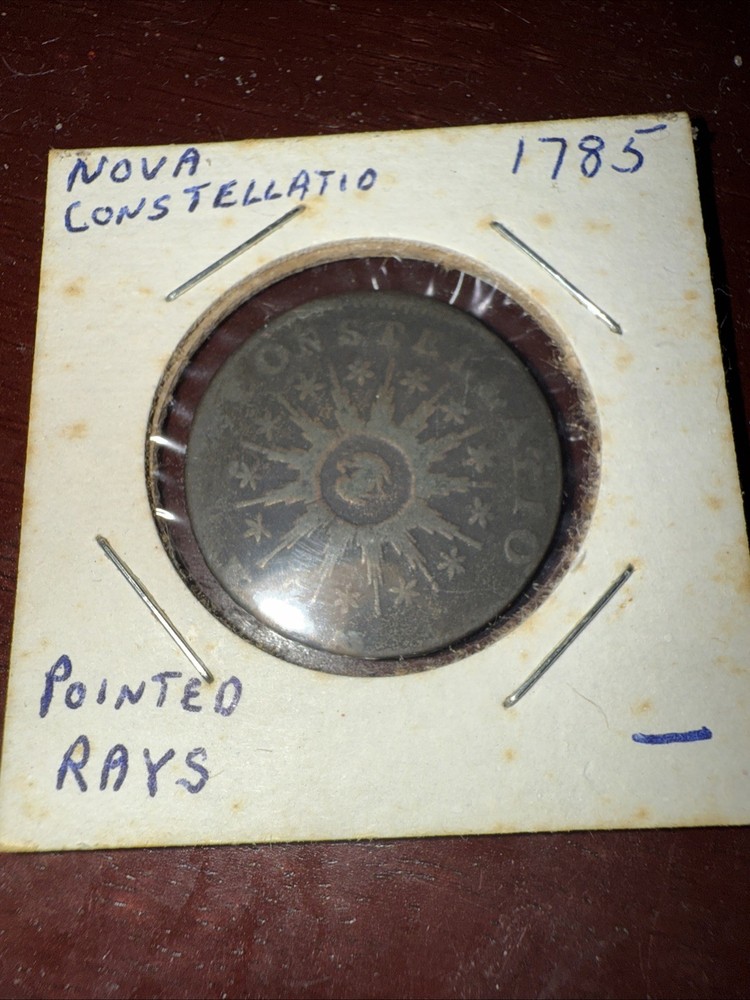 1785 Nova Constellatio Pointed Rays Coin