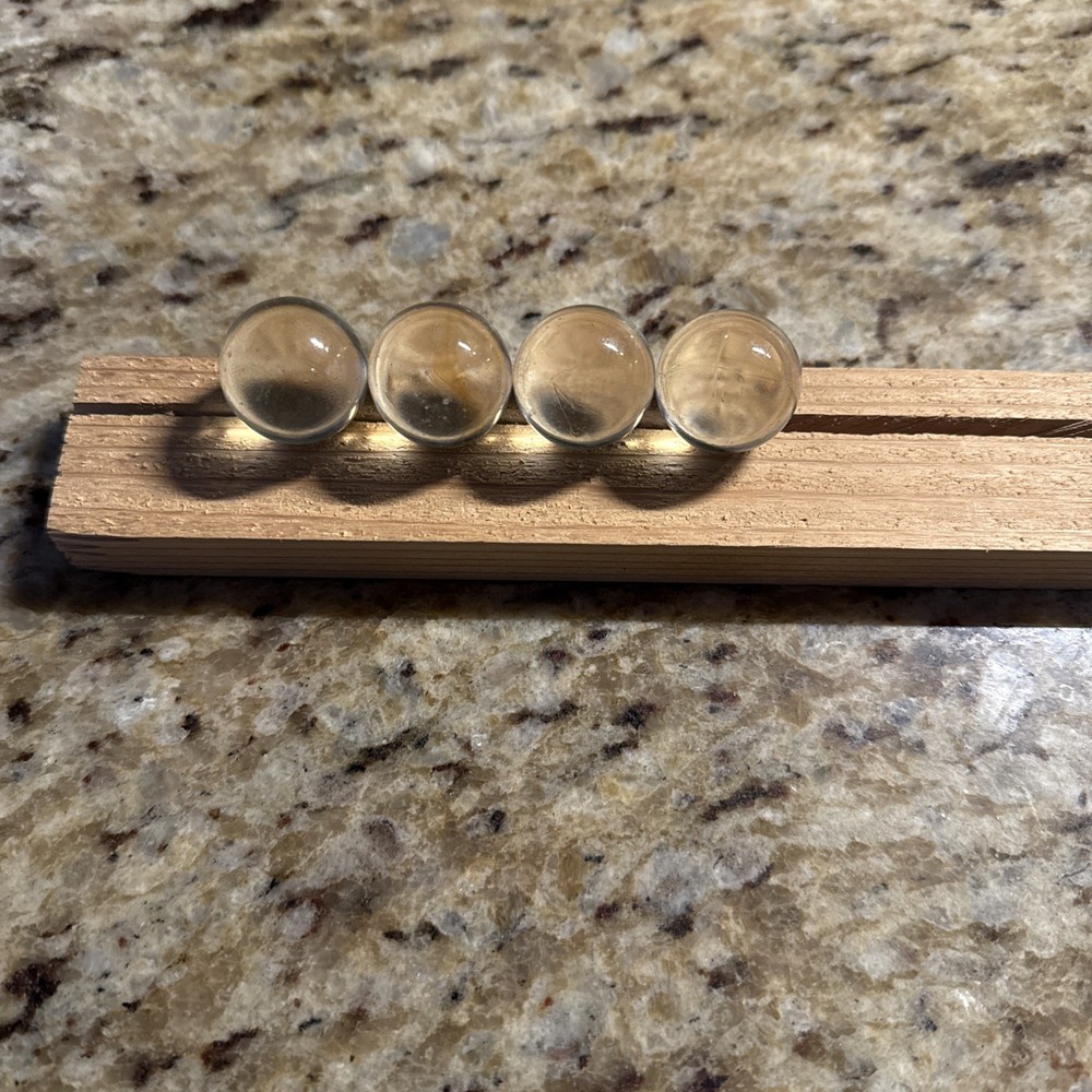 Clear Shooter Marbles 4pc