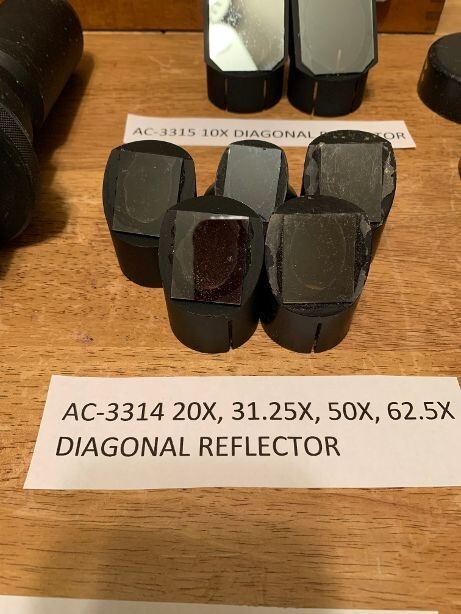 Jones & Lamson Diagonal Reflectors for use with Surface Illumination, Reflection