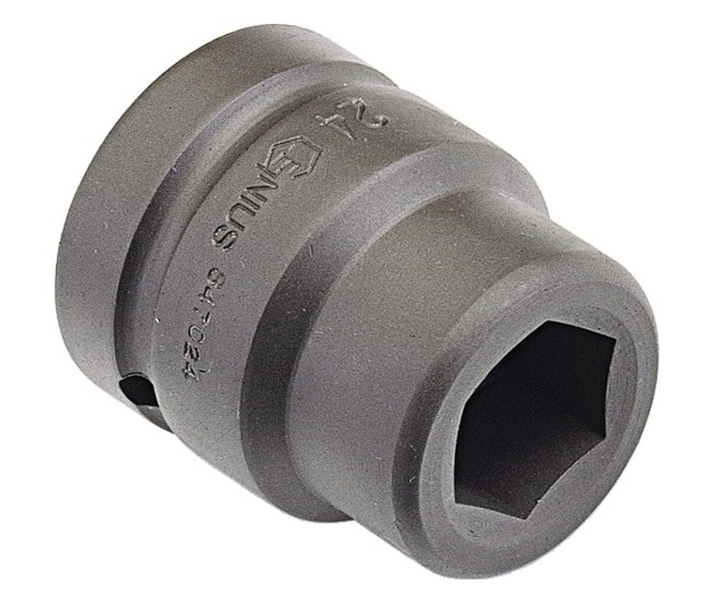 Genius Tools 1" Dr. 39mm Impact Socket (CR-Mo) - 847039