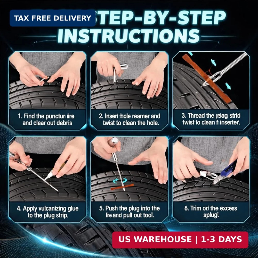 Auto Stainless Steel Solid T-Handle Set - Pro Heavy Duty Spiral Probe & Split Ey