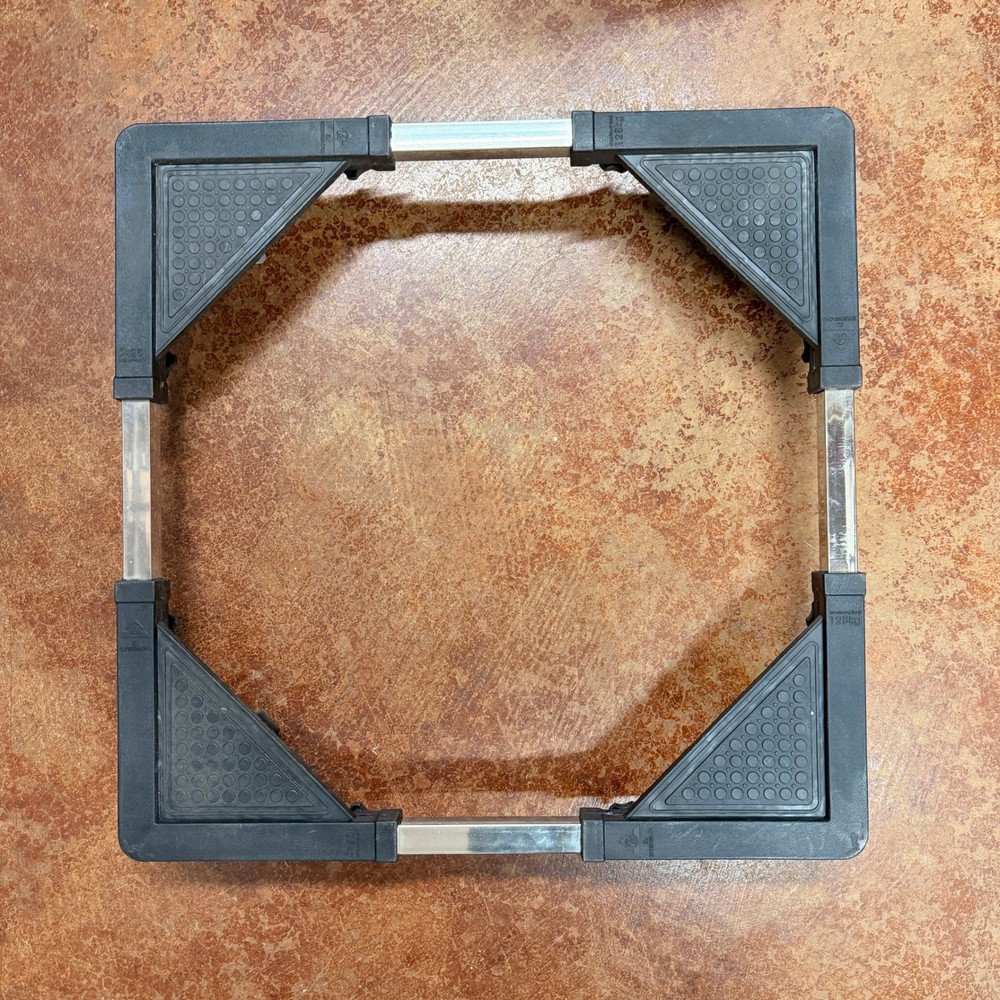 Washing Machine & Refrigerator Stand w/ 4 Locking Wheels, Adjustable Dolly