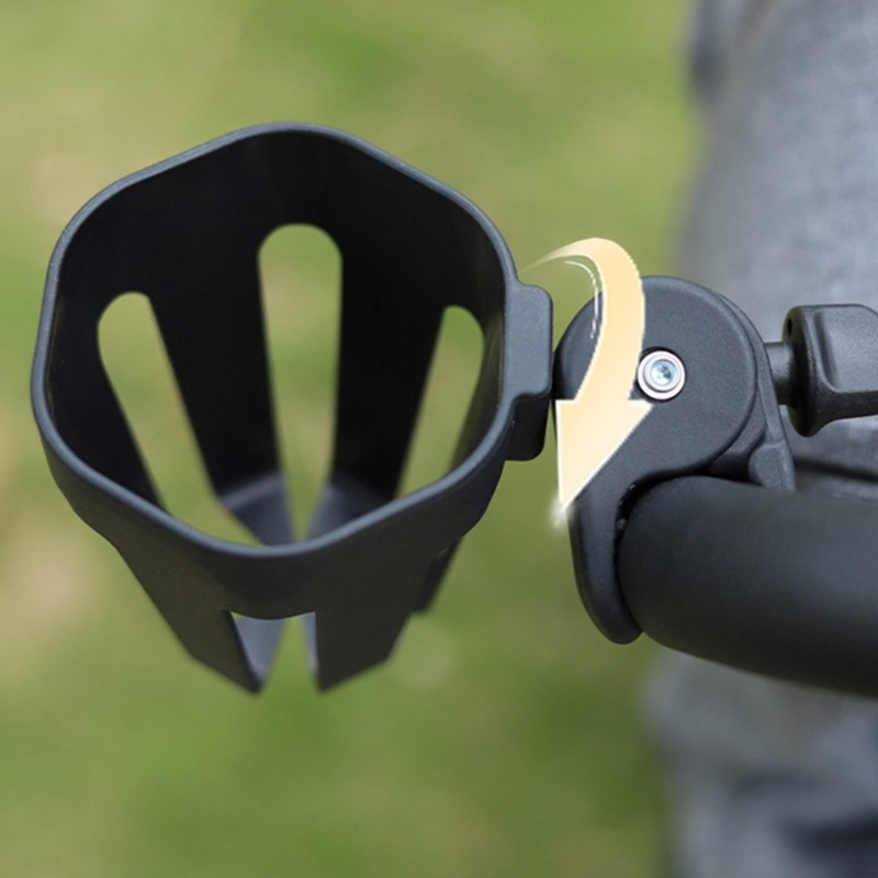 Secure Grip Cup Cage 360 Swivel Mount For Strollers Handlebar Wheelchair Frame