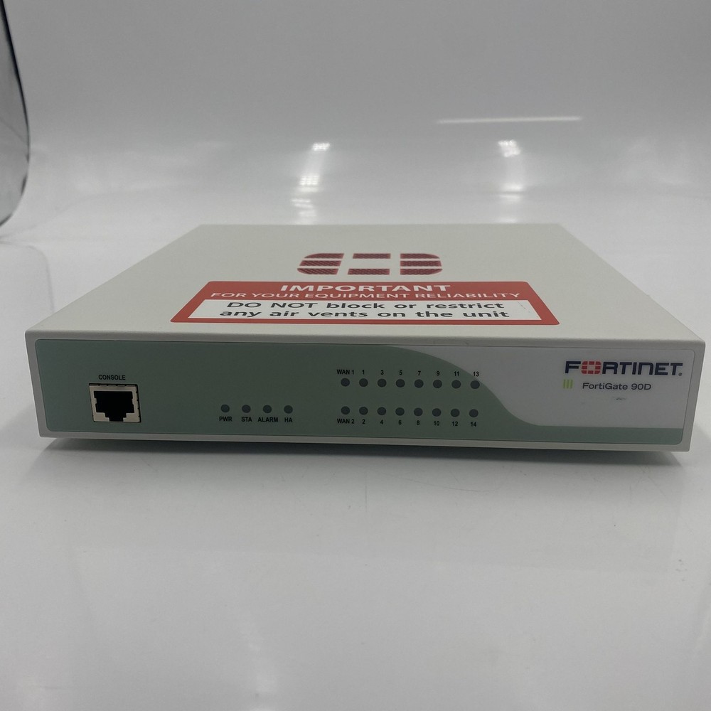 Fortinet Fortigate 90D FG-90D Network Router Firewall *No PS* P12827-07-06