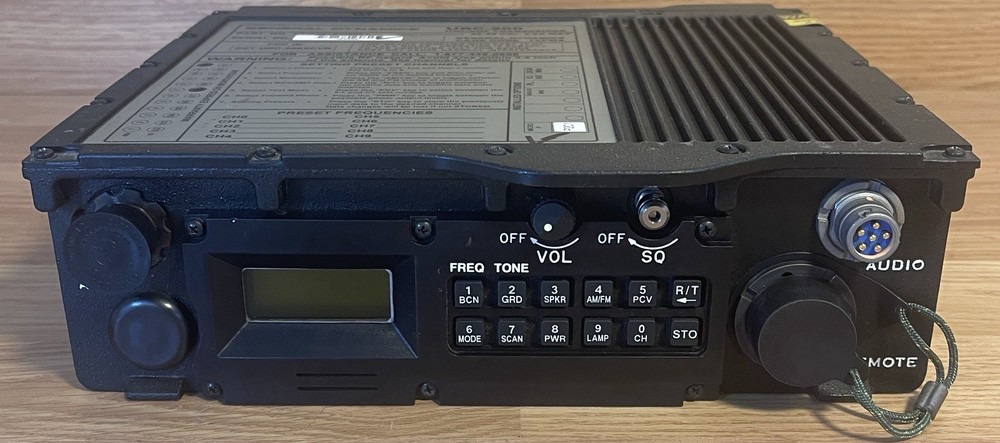 GENERAL DYNAMICS URC-200 VHF/UHF Transceiver Works Fine