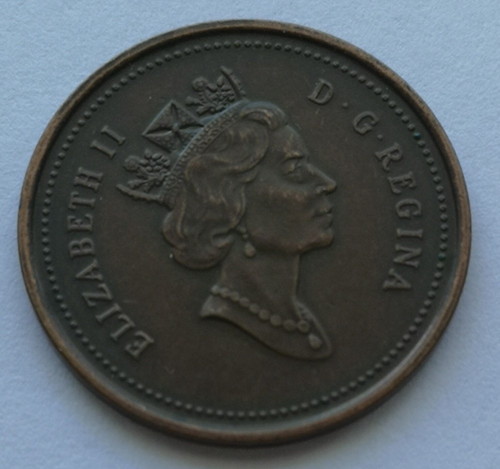 *** CANADA LARGE CENT 1908 - 1998 *** ANTIQUE *** STERLING SILVER ***