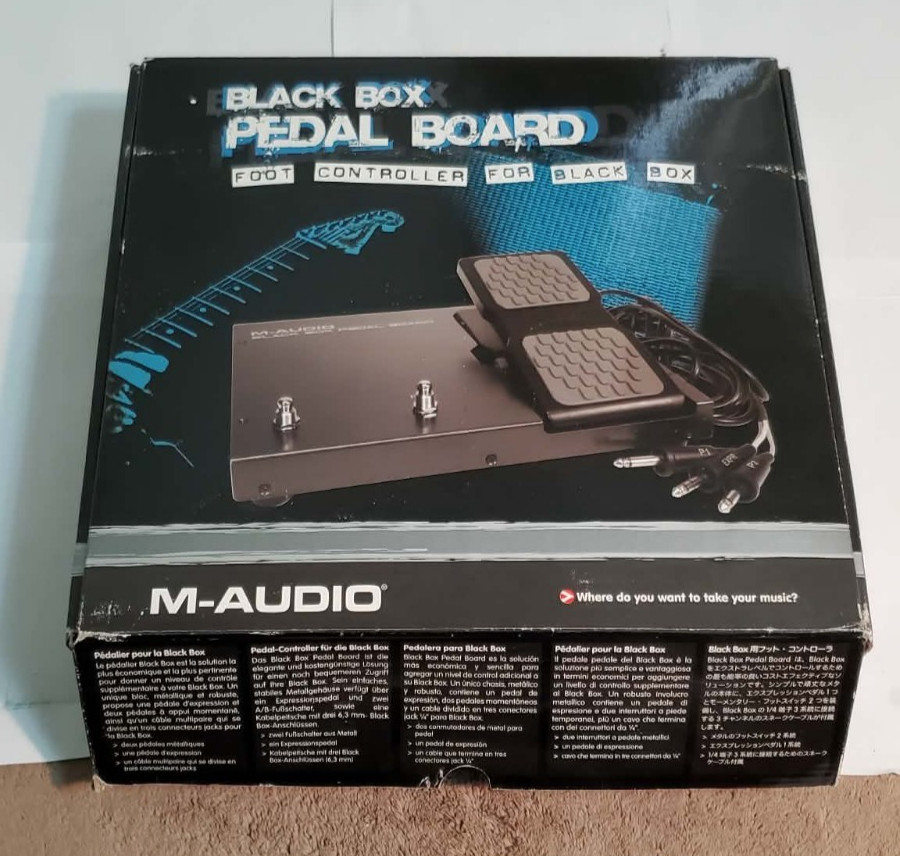 M-Audio Foot Controller For Black Box Pedal Board  - Open box