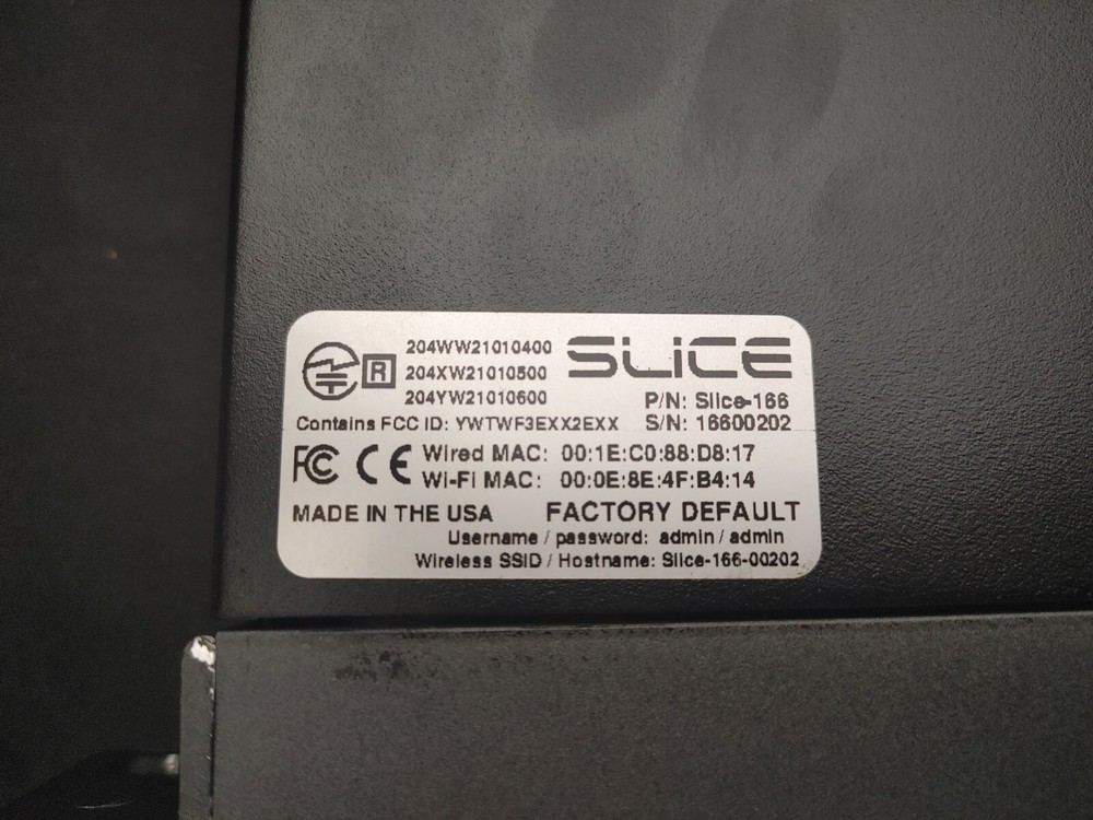 Teradek Slice-166 Rack-Mount HD-SDI H.264 Encoder