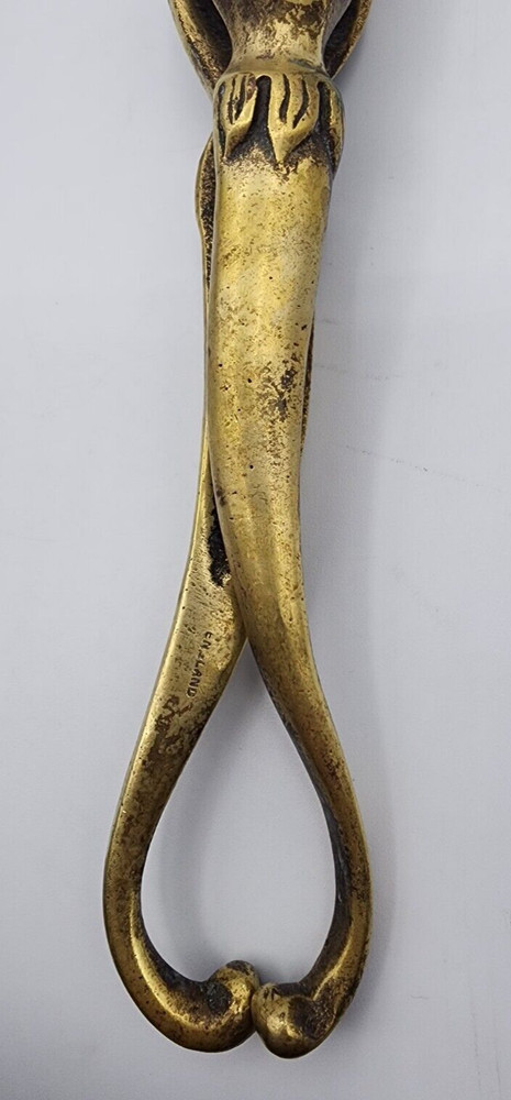 Brass Jester's Head Nutcracker 7" Long