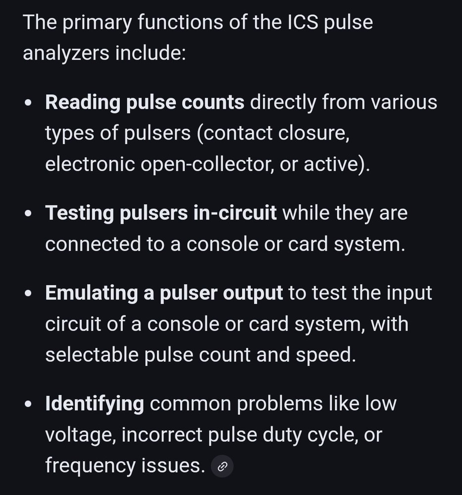 ICS • Integrated Control Systems • PA1 Pulse Analyzer • Excellent Condition!