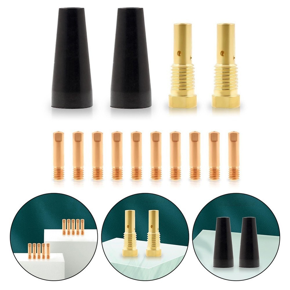 14pcs Welding Tool Accessories Kit Copper Electrode for Argon Welding Torch Set