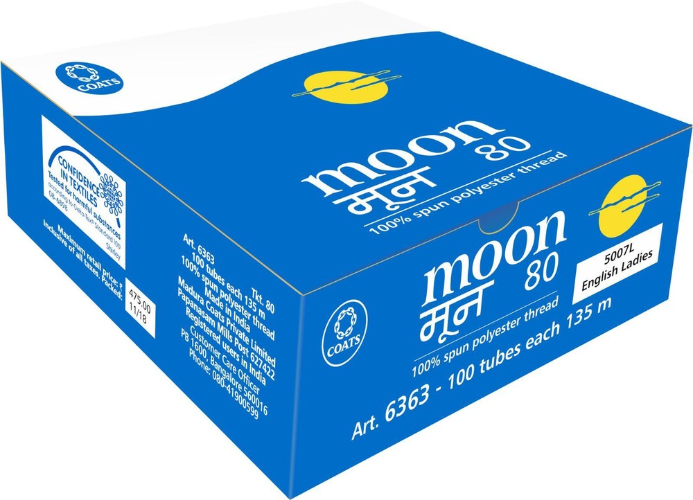 Polyester Thread Spoon Spun Sewing Assorted Multi Color Threads 147 Yard- 100pcs