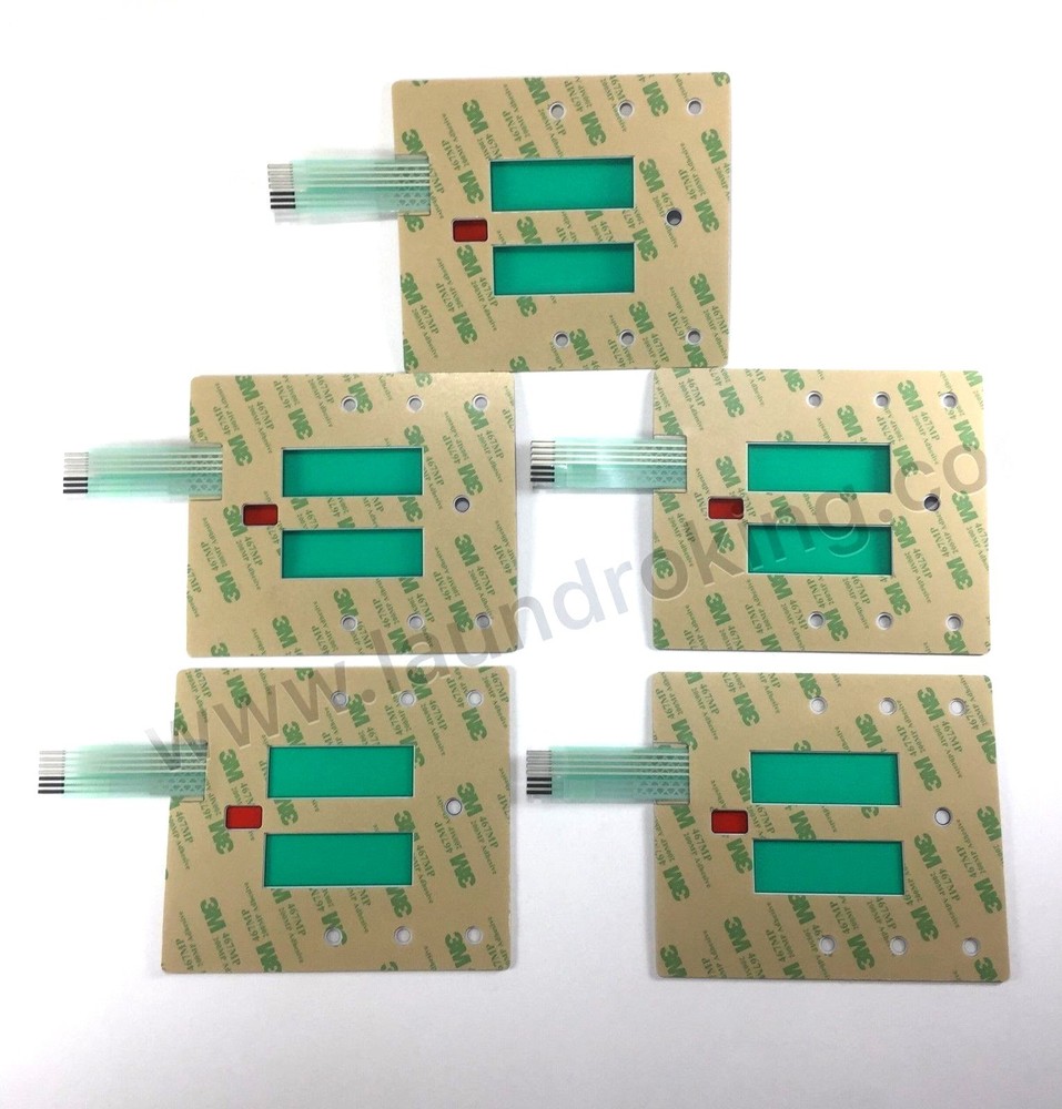 9801-059-006 (5 PCS) DEXTER BLUE MEMBRANE SWITCH (KEYPAD, TOUCHPAD) 9801-059-004