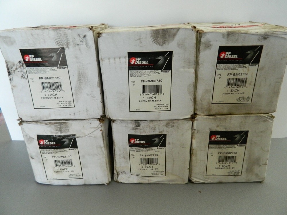 6 FP Diesel Cummins Piston Kit New in Box