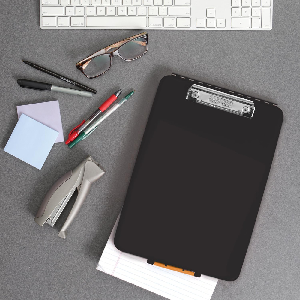 Slimcase Storage Clipboard, Black