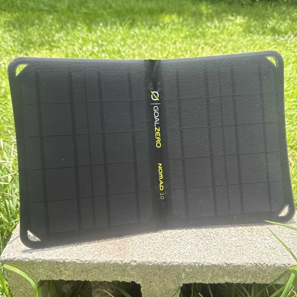 Goal Zero 11900 Nomad 10 Solar Panel - Camping, Hiking, Backpacking Charger