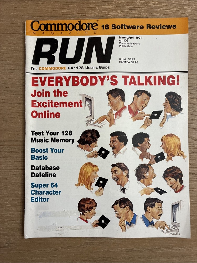 Run Magazine Jan-Jun Sept/Oct 1991 Commodore 64/128 User’s Guide 4 Issues
