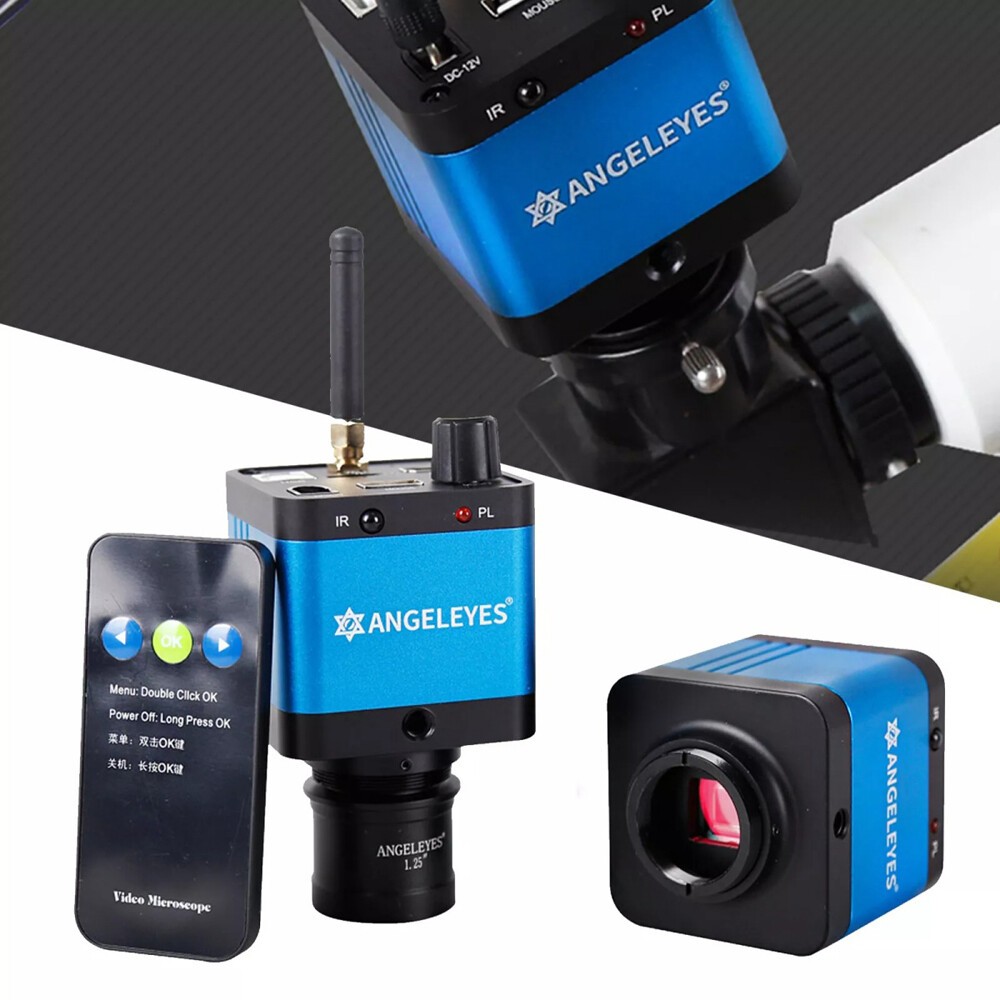 WIFI USB HDMI-compatibility Wireless Electronic Eyepiece Camera W/astronomi