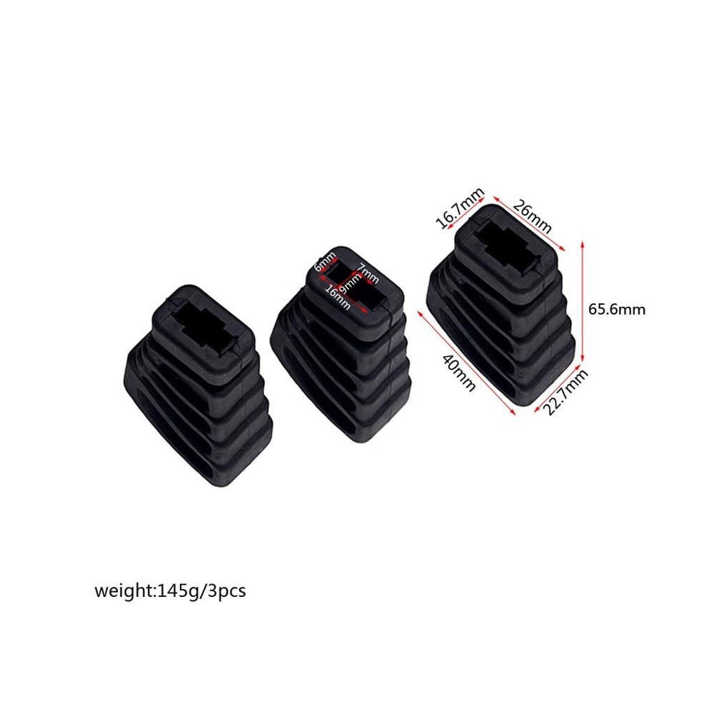 3 Pack Drum Throne Rubber Feet Replacement NonSlip Sleeve Protector Foot Pad ...