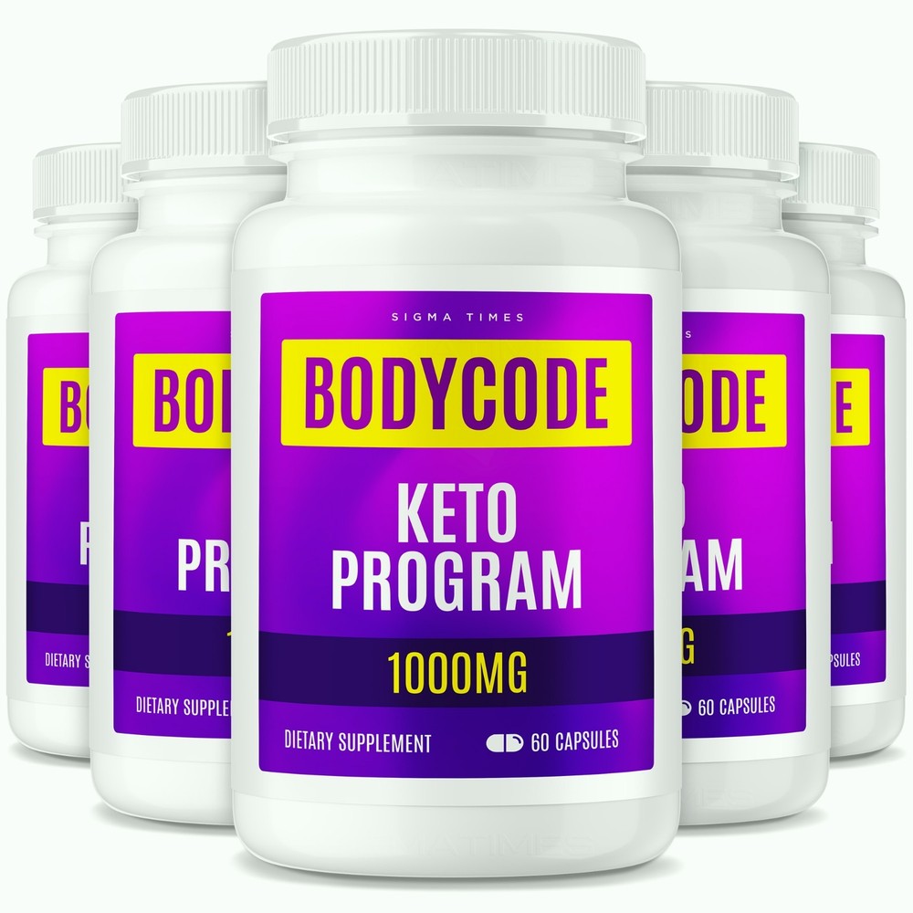 (5 Pack) BodyCode Keto Program - Advanced Fat-Burning Formula for Weight Loss