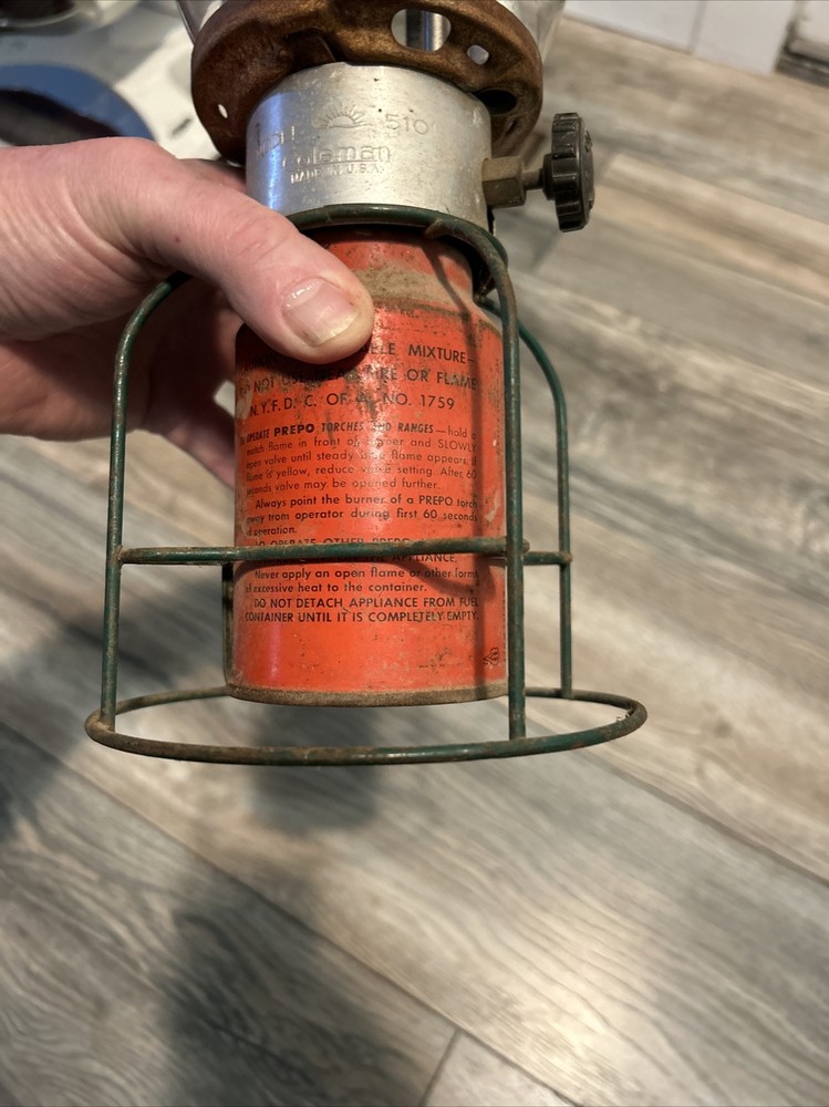 Vintage Coleman Lantern 5101 Single Mantle