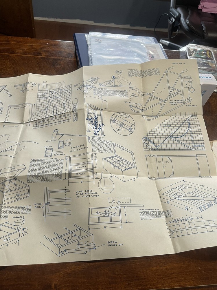 Vintage Handcraft Pattern Sheet #10