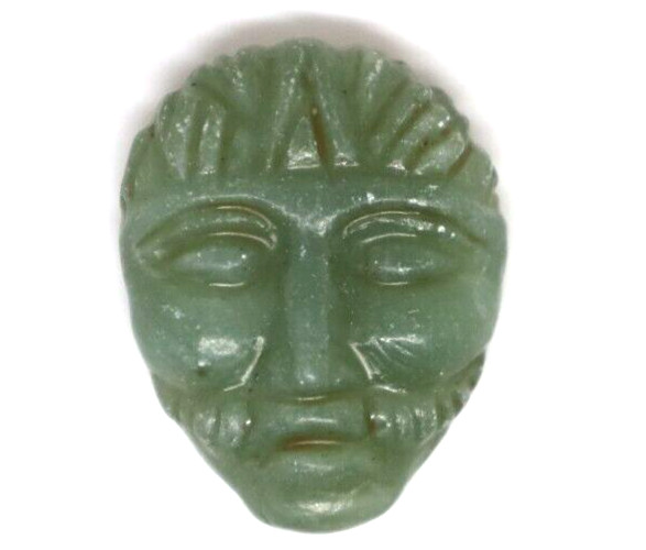 ancient Jade face beads From Afghanistan