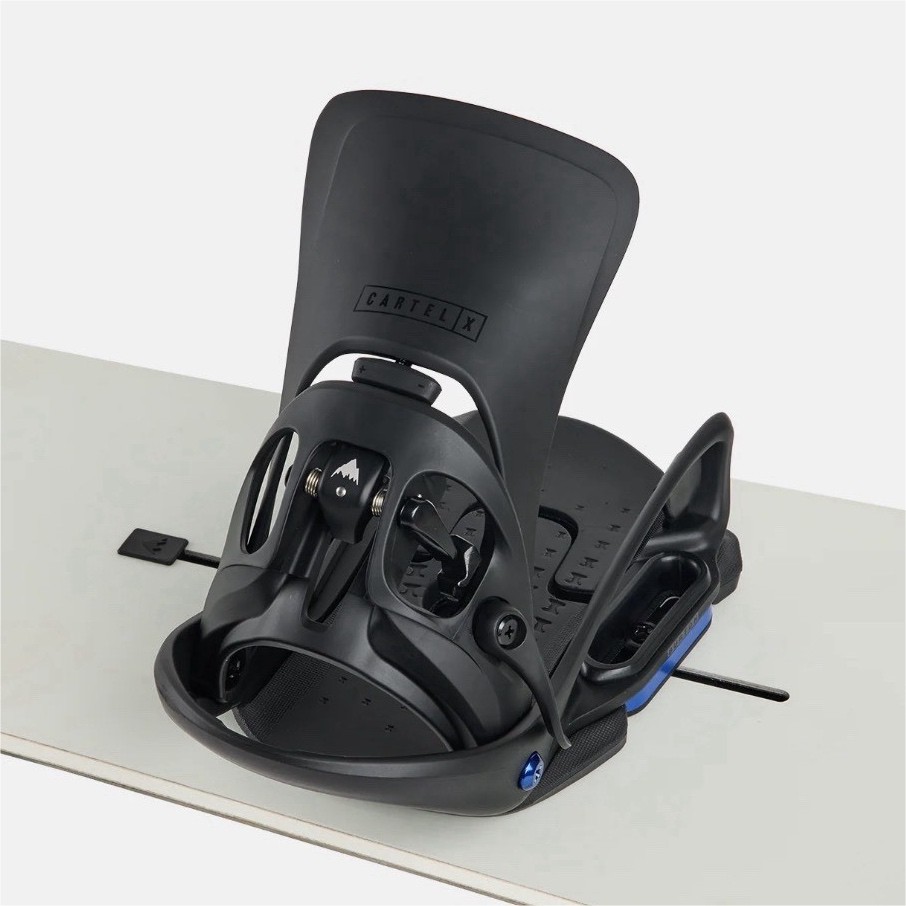 Burton Cartel X Step On Snowboard Bindings Black Medium Channel Compatible