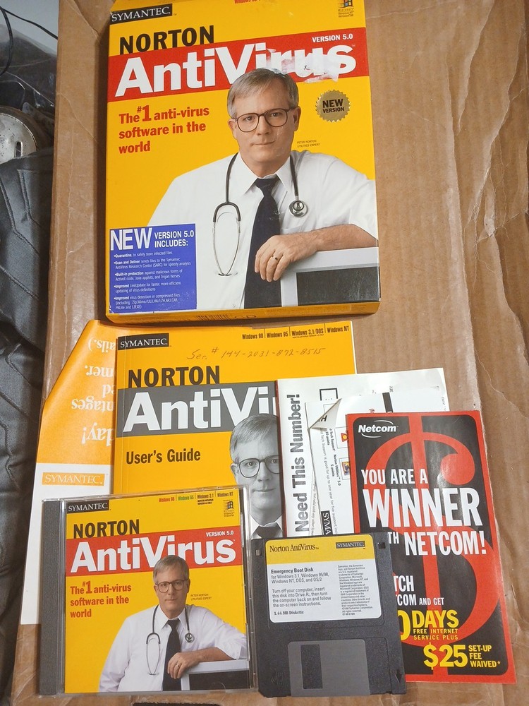 Symantek Norton Antivirus Version 5.0 (1998)