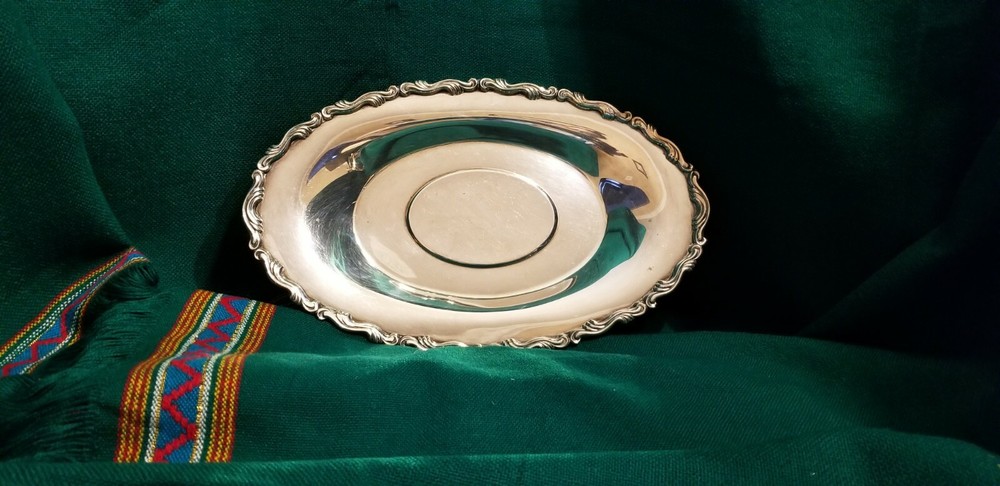 Silversmiths Silver Serving Tray-Wm. A. Rogers, By Oneida