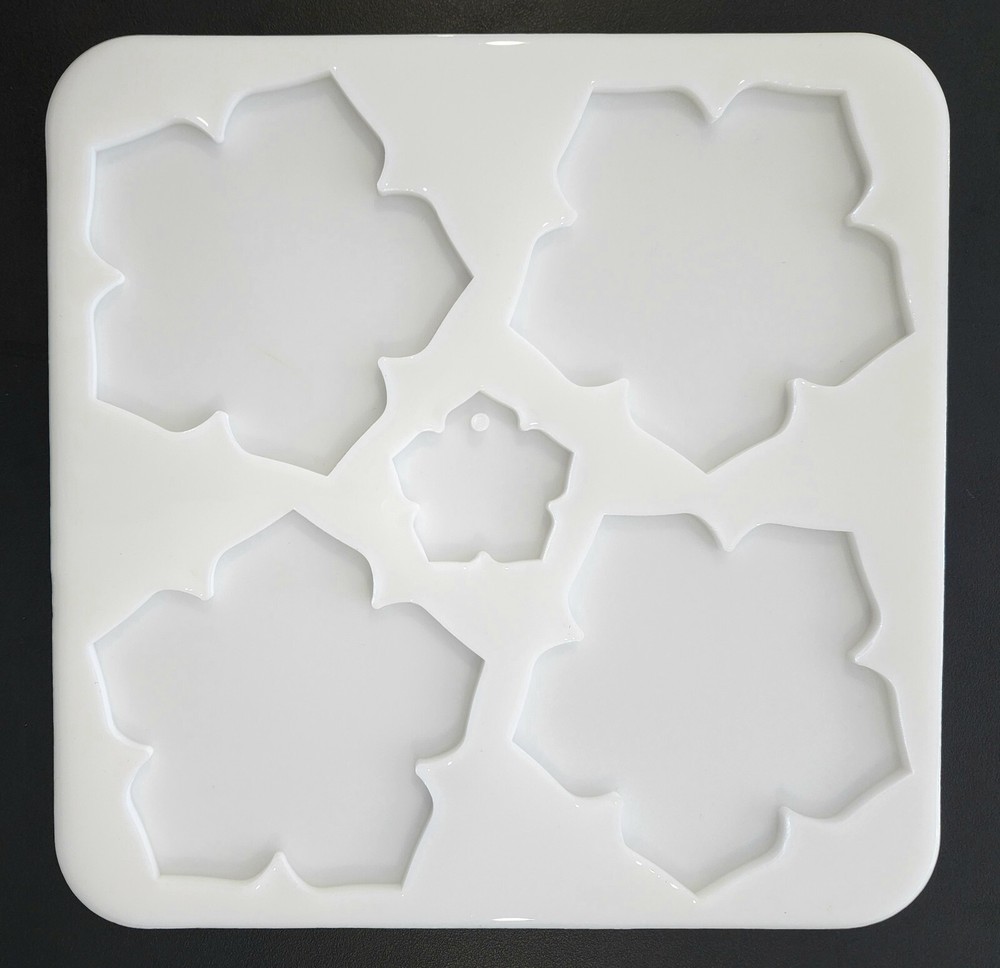 HIBISCUS Coasters Silicone Mold AU