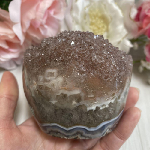 Sugar Pink Amethyst Cupcake Mold, Unique