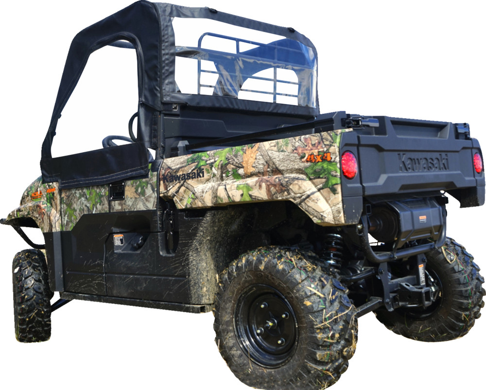 SEIZMIK Soft Upper Doors Rear Windshield Black Mule Pro-MX
