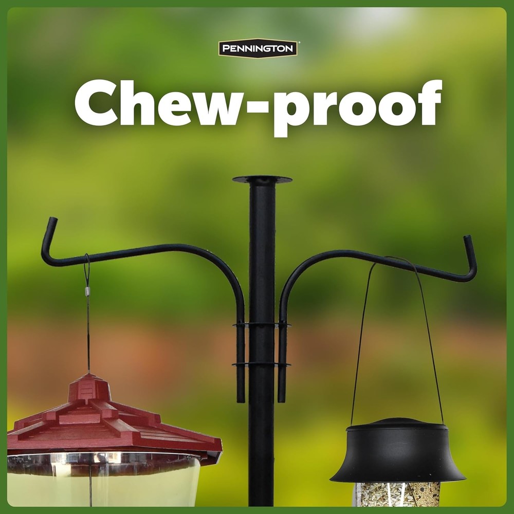 Pennington Feeder Pole Plus Bird Black 5 ft