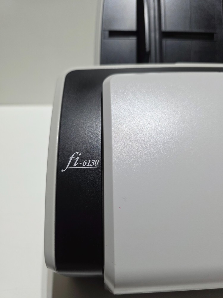 Fujitsu fi-6130 Document & Image Duplex Scanner with Power Supply & USB Cable.