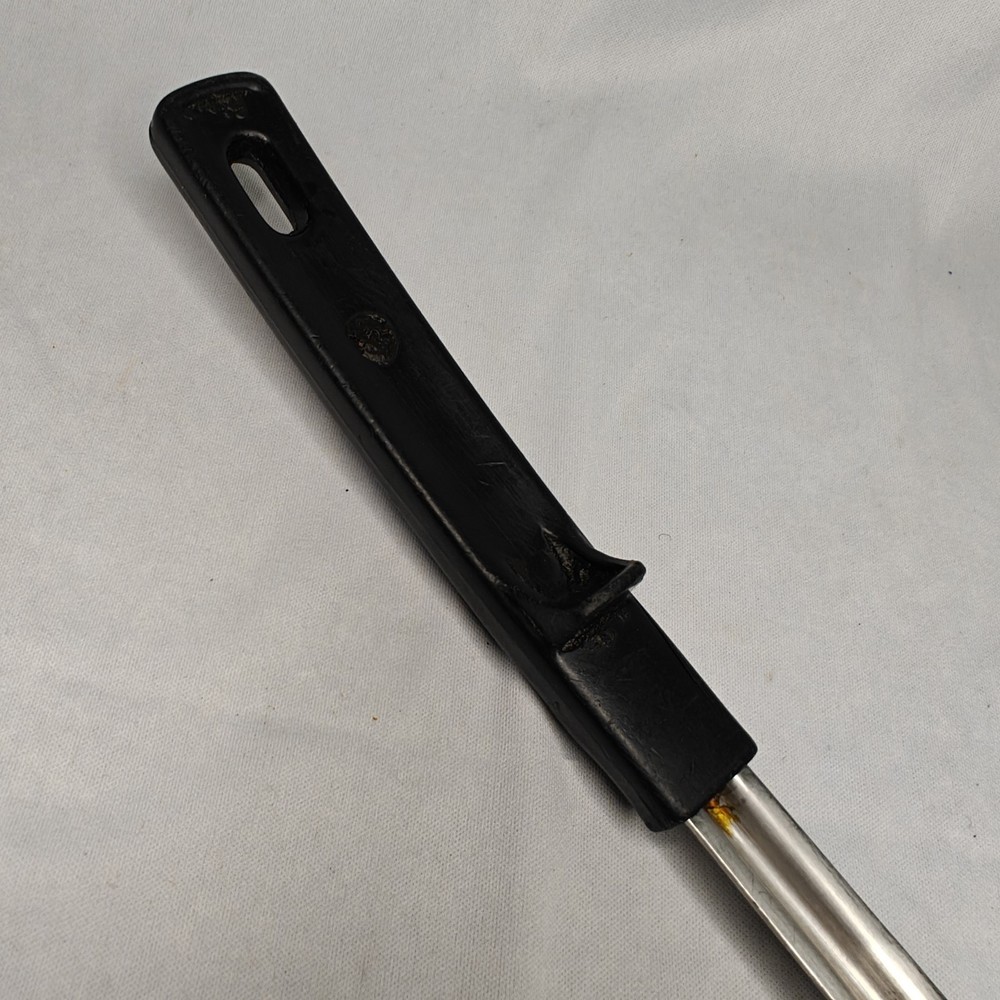 14.5" Commercial Restaurant Stainless Solid Spoon w/Plastic Handle