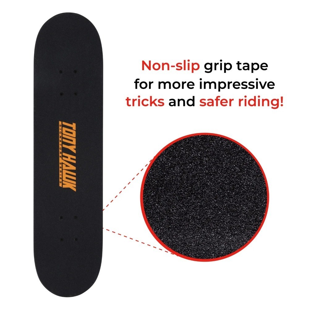 Lenticular Skateboard Deck 31 Inch Complete with 52mm Hawk Wheels
