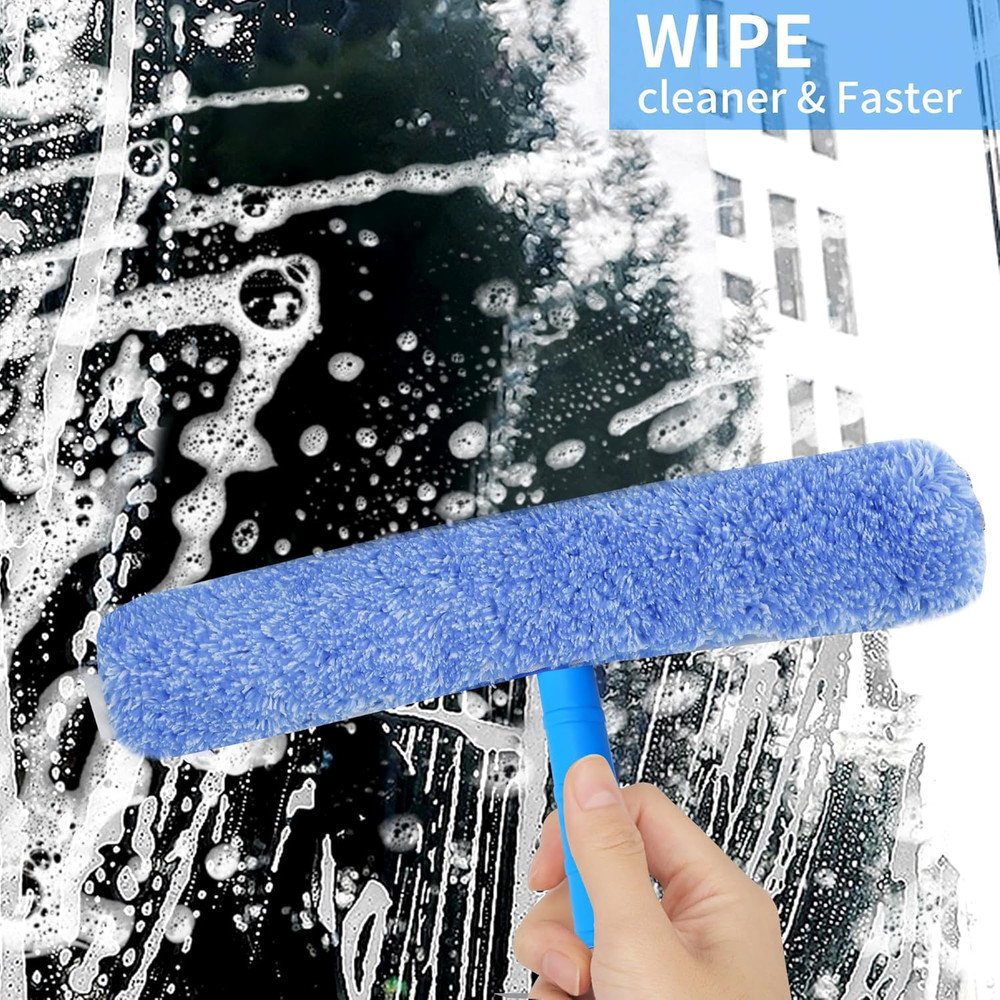 Squeegee for Window Cleaning,Window Cleaning Squeegee kit with Bucket&Microfiber