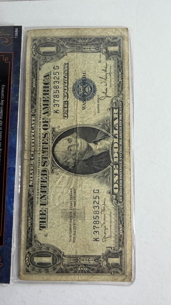 One Dollar 1935 Silver Certificate Depression Era Currency