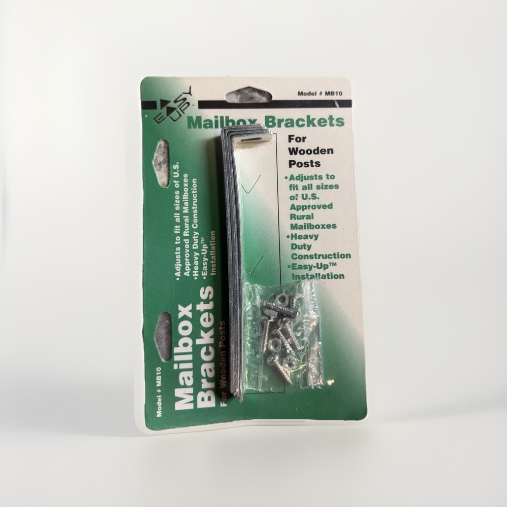Steel MAILBOX Mounting Hardware For Wood Post