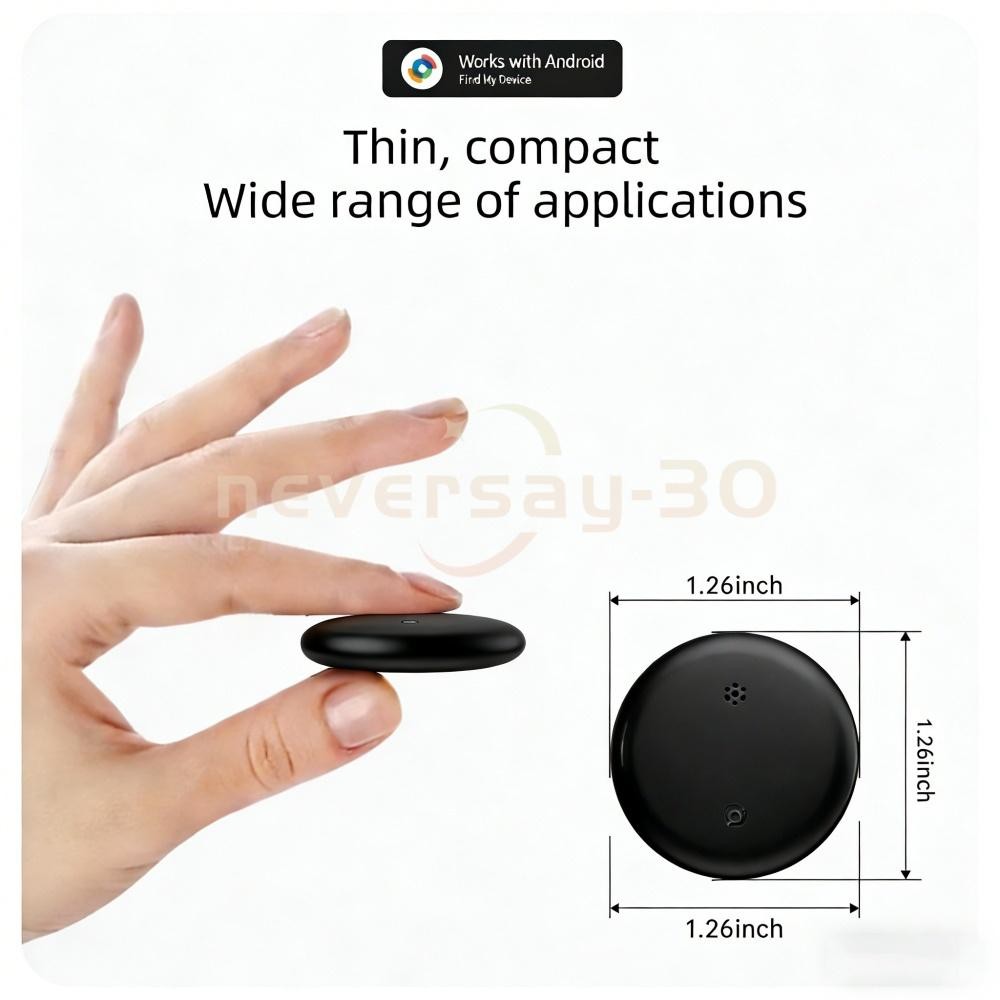 Car Tracker Tag for Android Only, Real Time Car Tracking Device Mini Hidden