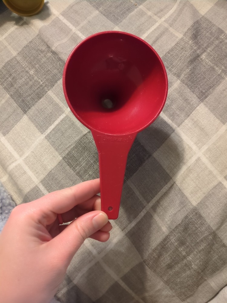 Vintage Tupperware Funnel Red